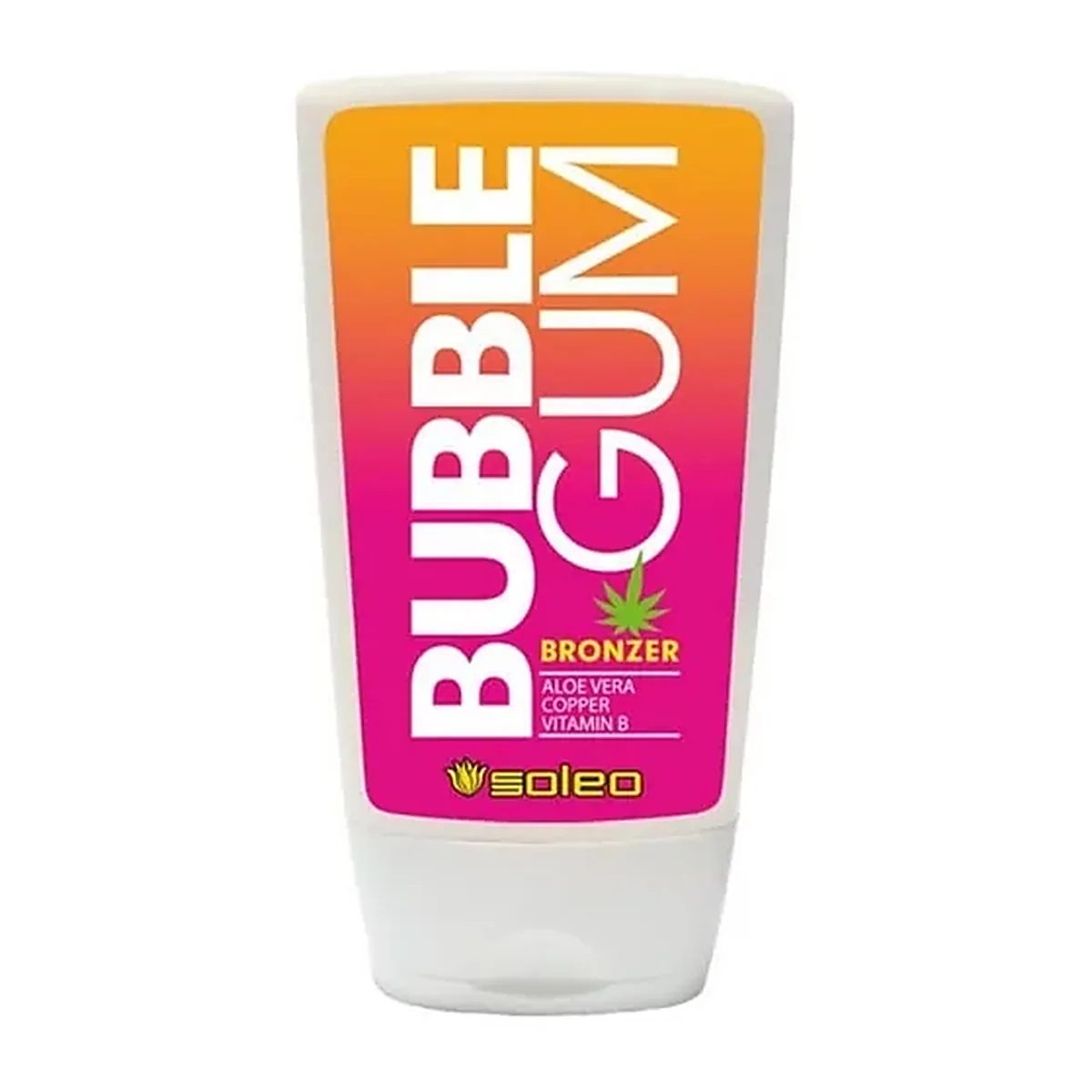 ТУБА Soleo BUBBLE GUM Бронзатор с ускорителем загара с алоэ, медью и витамином В 150 мл