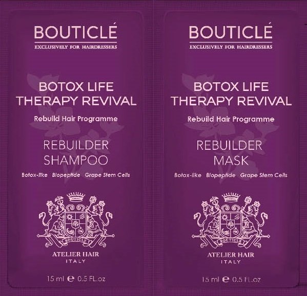 САШЕ Шампунь (15 мл) + Маска (15 мл) Botox Life Therapy Revival