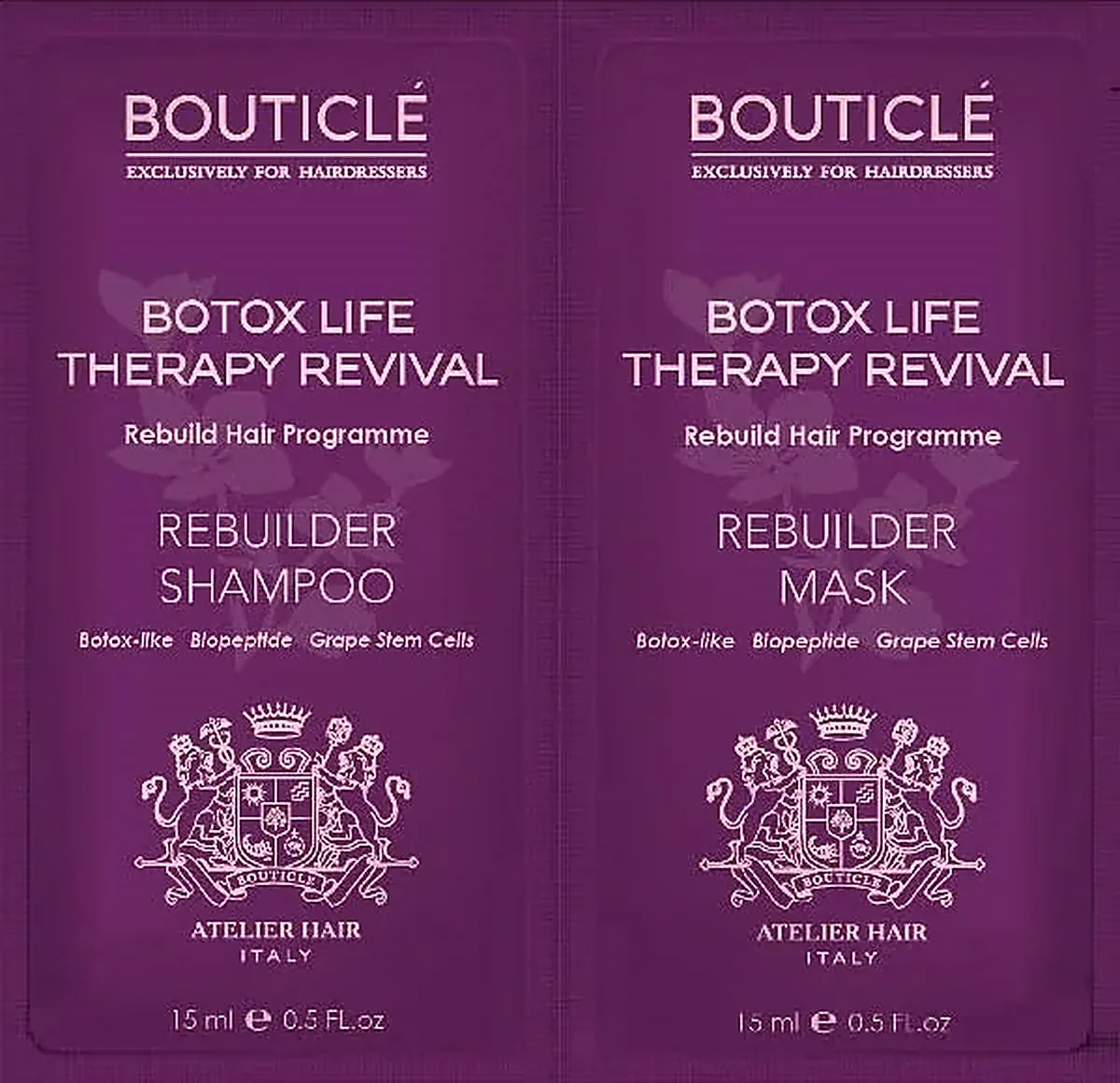 САШЕ Шампунь (15 мл) + Маска (15 мл) Botox Life Therapy Revival