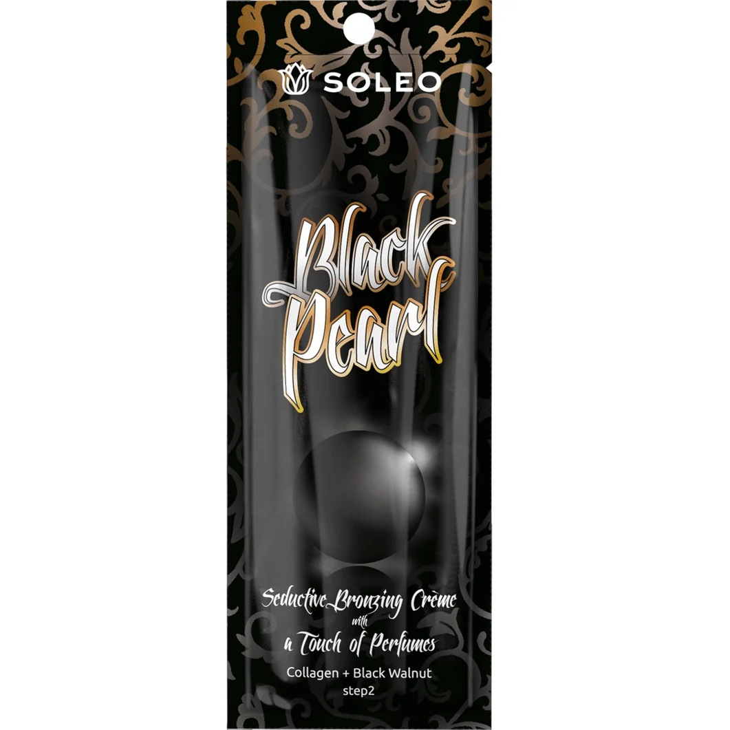 Soleo Black Pearl Сильный бронзатор с коллагеном и запахом духов, 15 мл ***