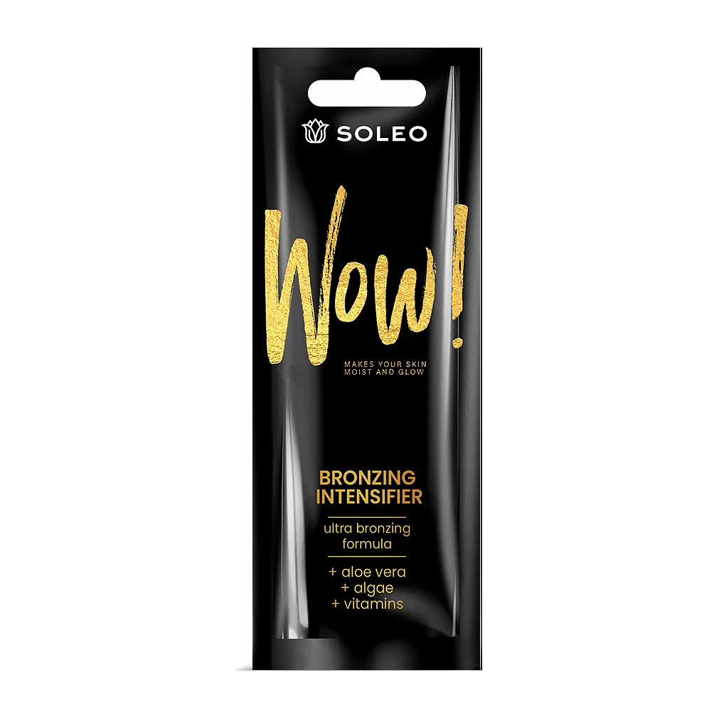 Soleo WOW! Bronzing Intensifier Сильный бронзатор с витаминами и алоэ вера, 15 мл