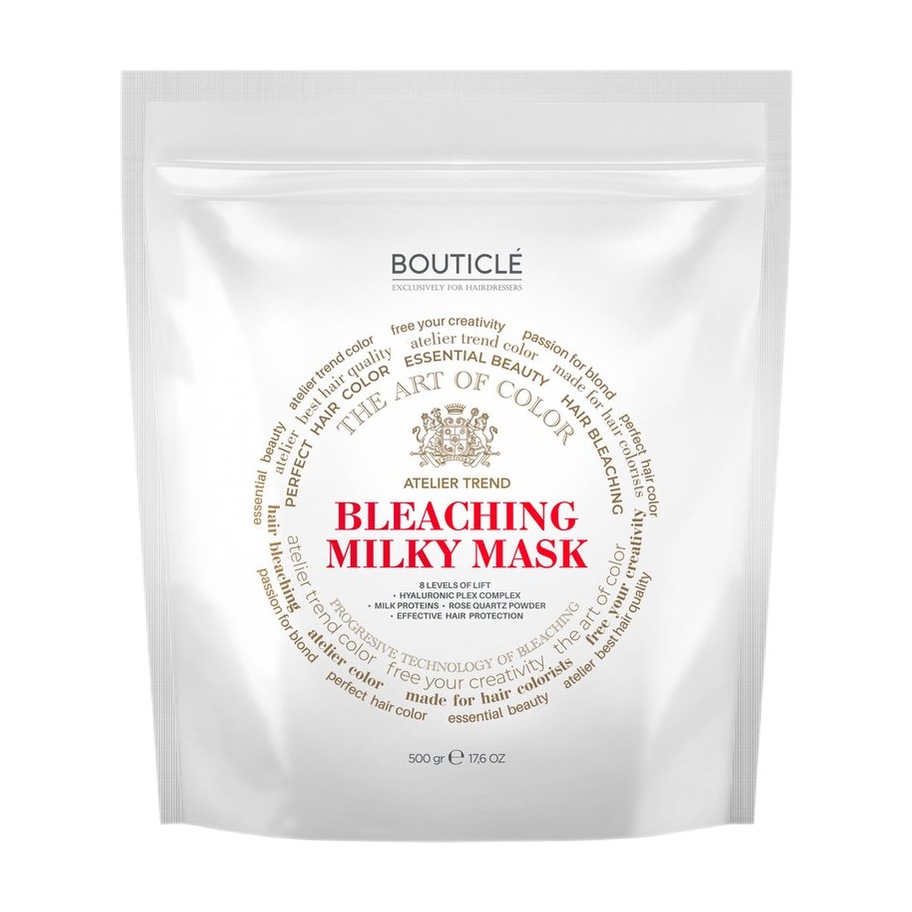 Обесцвечивающая маска для волос с Hyaluronic Plex Complex White Bleaching Hair Mask" 500гр САЛОН