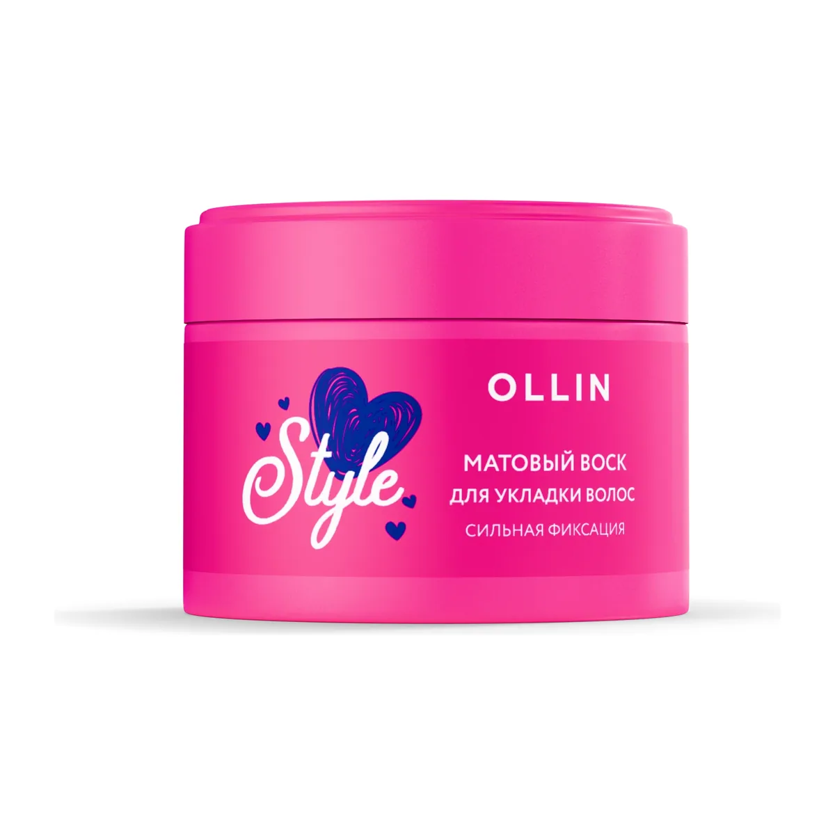 OLLIN STYLE Матовый воск для укладки сильной фиксации 50г