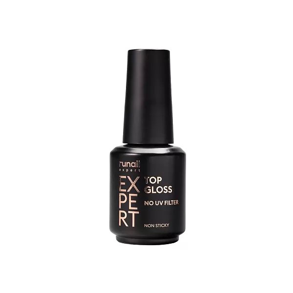Топ глянцевый без УФ-фильтра Top Gloss Non Sticky Runail Expert №117, 18мл флакон