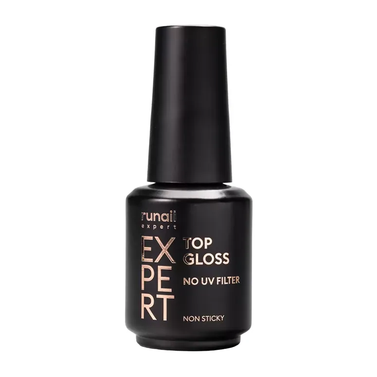 Топ глянцевый без УФ-фильтра Top Gloss Non Sticky Runail Expert №117, 18мл флакон