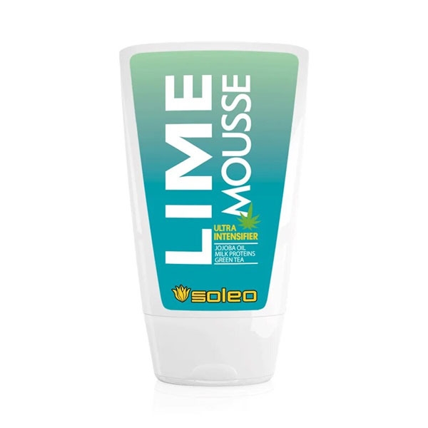 ТУБА Soleo LIME MOUSSE Крем-мусс Ультра усил.загара с маслом жожоба, молоч.протеин., зел.чаем 150 мл