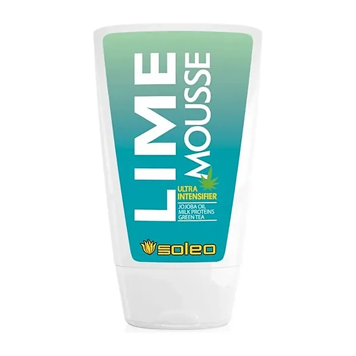ТУБА Soleo LIME MOUSSE Крем-мусс Ультра усил.загара с маслом жожоба, молоч.протеин., зел.чаем 150 мл