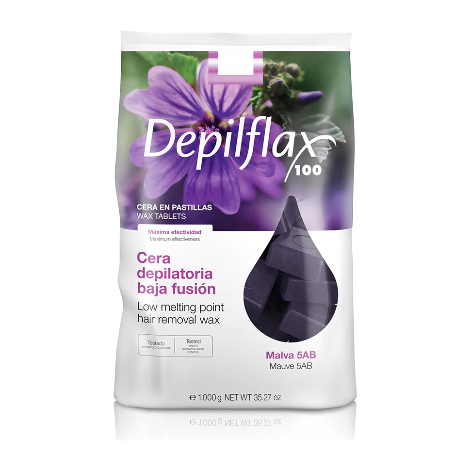 Горячий воск "Depilflax" - Мальва 1 кг