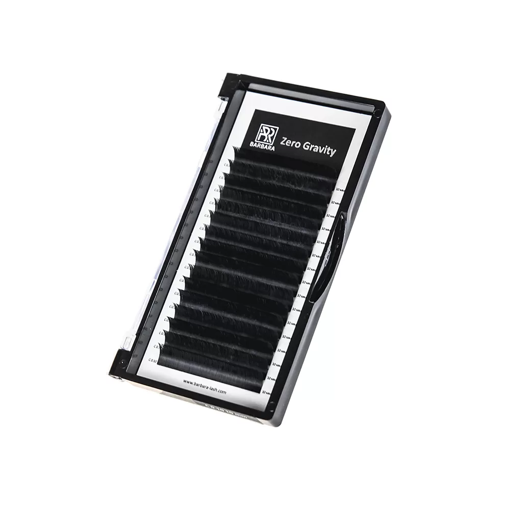 Чёрные ресницы BARBARA "Zero Gravity" (D 0.07 12mm)