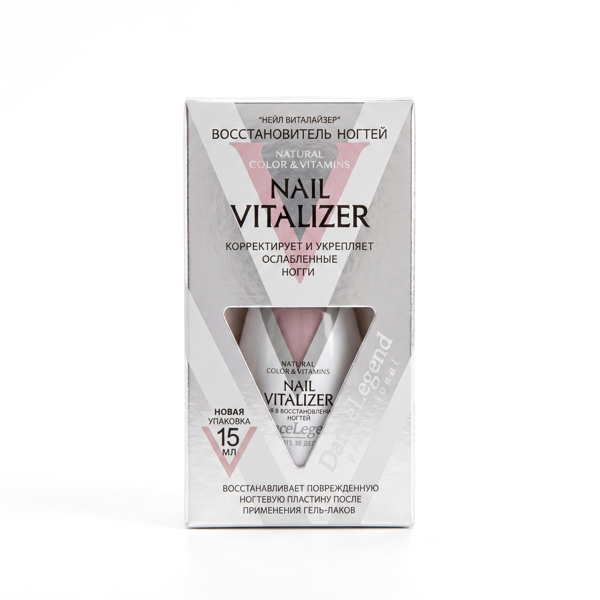 Лечебный лак Nail Vitalizer для ногтей "Dance Legend" (укрепление/питание/защита) № 13 Silkalizer