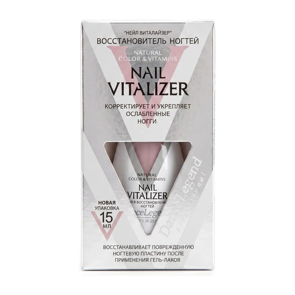 Лечебный лак Nail Vitalizer для ногтей "Dance Legend" (укрепление/питание/защита) № 13 Silkalizer