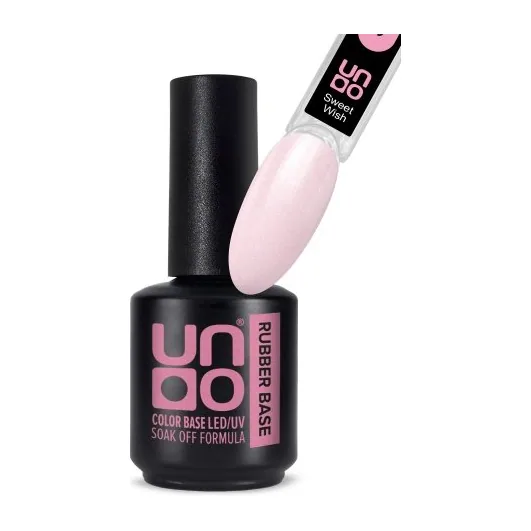 Камуфлирующее базовое покрытие для гель-лака RUBBER "Uno" Sweet Wish,12 г