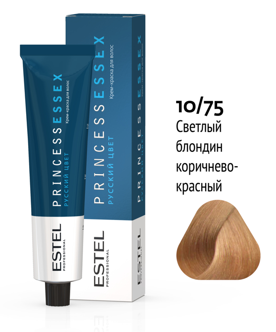 10/75 Крем-краска ESSEX PRINCES Светлый блондин коричнево-красный