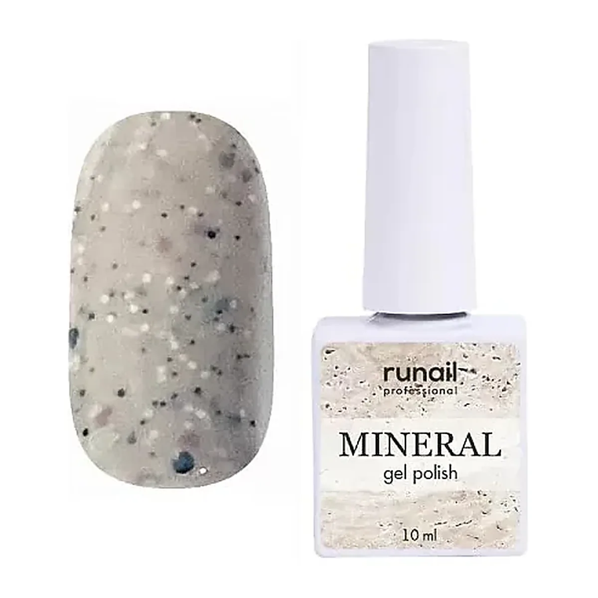 Гель-лак с миксом частиц MINERAL, 10мл №7278