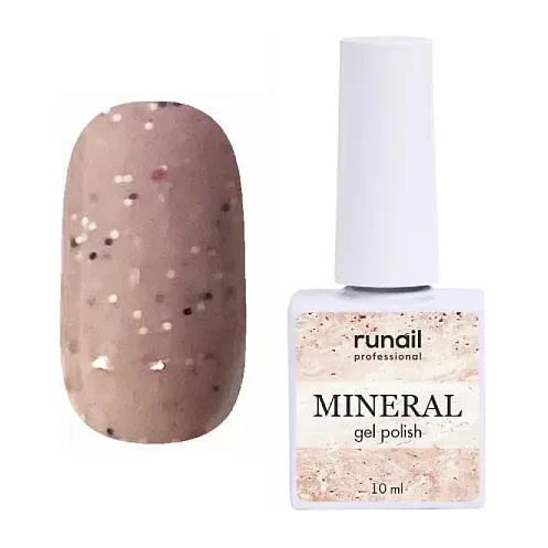Гель-лак с миксом частиц MINERAL, 10мл №7282