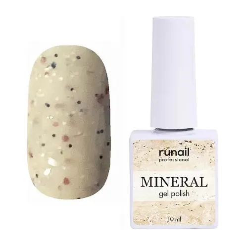 Гель-лак с миксом частиц MINERAL, 10мл №7284