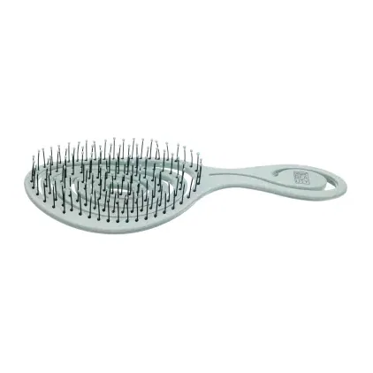 Щетка Dewal Beauty серия "Eco-Friendly", продувная, с нейлоновым штифтом, форма улитка , цвет ментол
