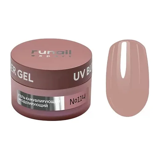 Гель моделирующий UV BUILDER GEL Runail Expert №114, 50г банка