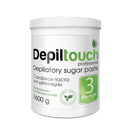 Сахарная паста для депиляции СРЕДНЯЯ "Depiltouch professional" 1600г  САЛОНЫ
