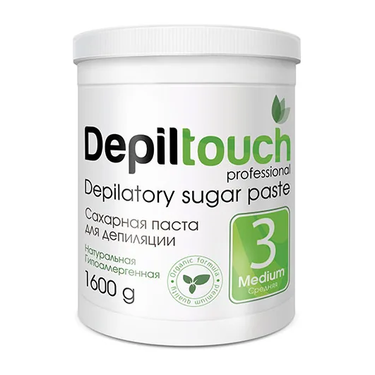 Сахарная паста для депиляции СРЕДНЯЯ "Depiltouch professional" 1600г САЛОНЫ