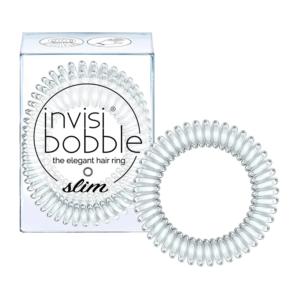 Резинка-браслет для волос Invisibobble SLIM Crystal Clear