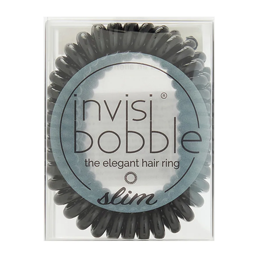 Резинка-браслет для волос Invisibobble SLIM True Black