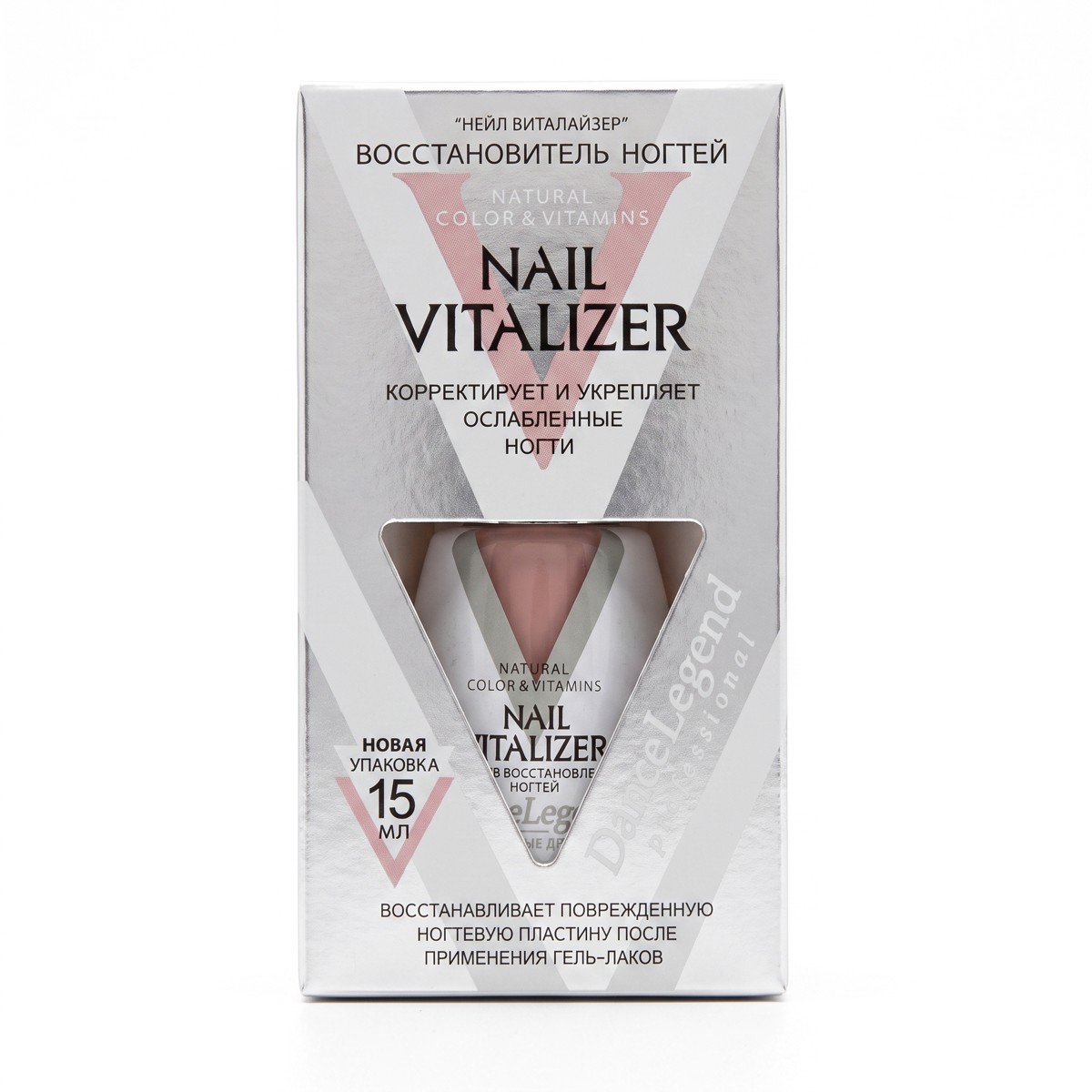 Лечебный лак Nail Vitalizer для ногтей "Dance Legend" (укрепление/питание/защита) № 6 Chocolizer