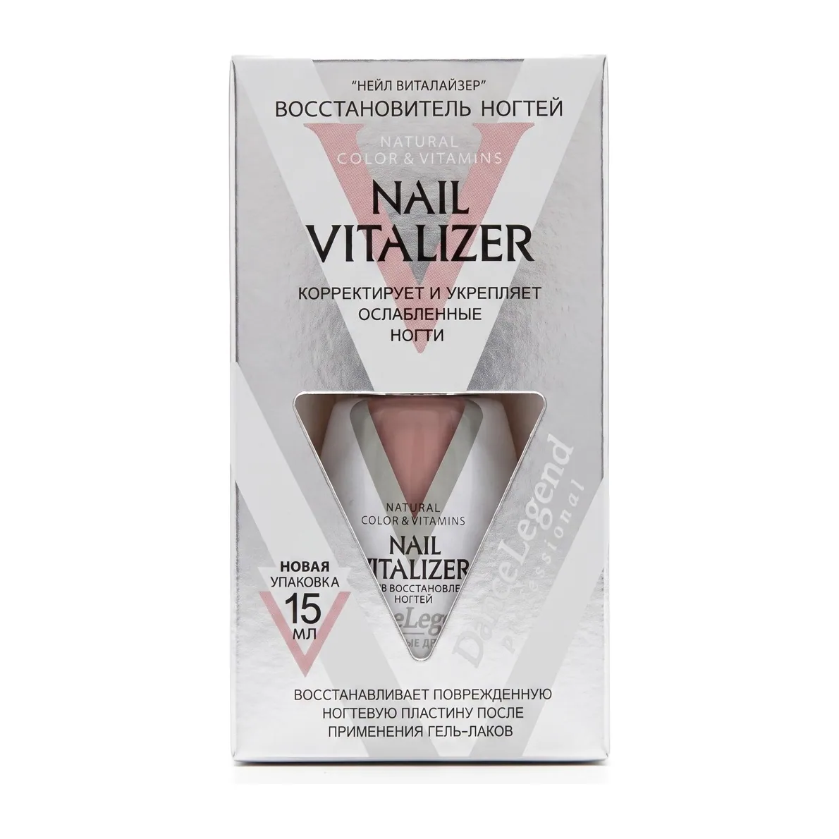 Лечебный лак Nail Vitalizer для ногтей "Dance Legend" (укрепление/питание/защита) № 6 Chocolizer