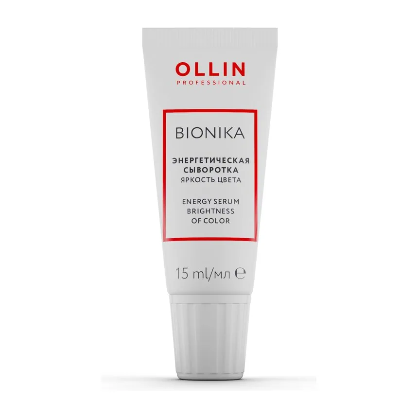 OLLIN BIONIKA Энергетическая сыворотка для окрашенных волос "Яркость цвета" 6х15мл