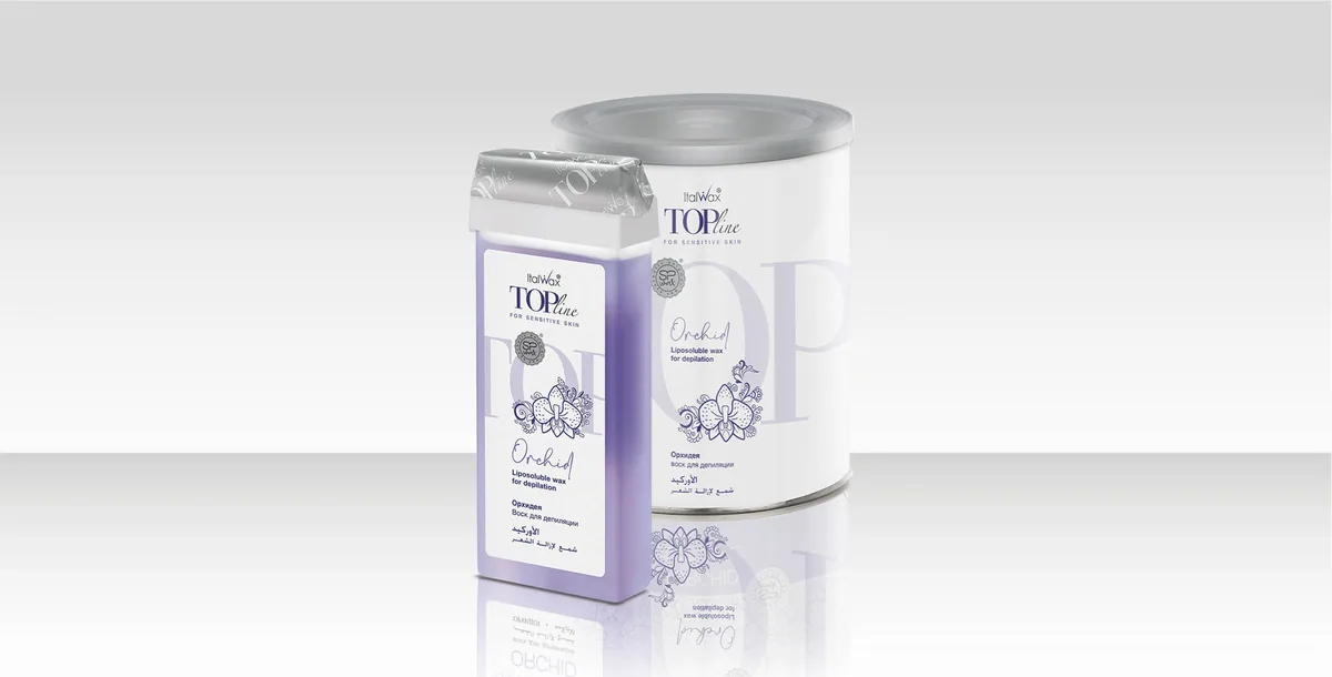 Воск ITALWAX Top line в картридже 100мл Орхидея