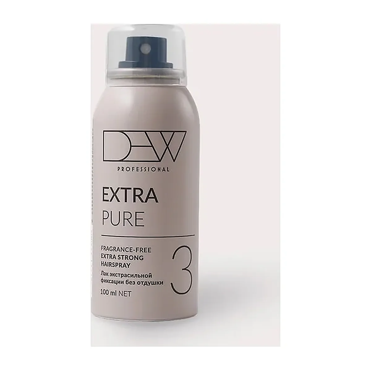 Лак для волос Экстрасильной фиксации PURE (без отдушки) 100 мл DEW PROFESSIONAL