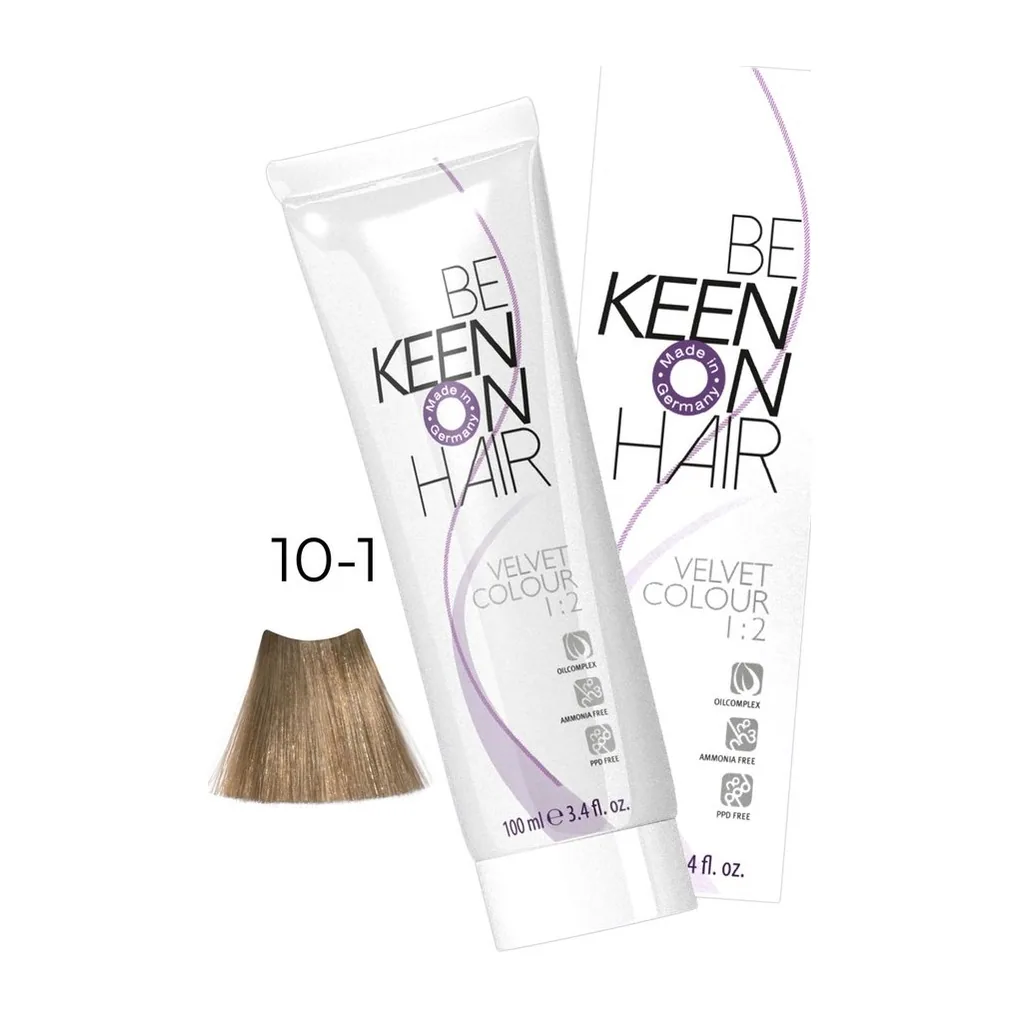 Безамиачная 10.1 Ultrahellblond Asch/ VELVET COLOUR/Ультра-светлый пепельный блондин
