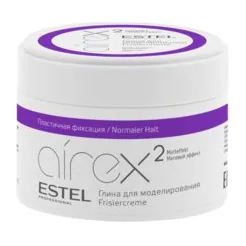 Глина для моделирования волос с матовым эффектом Пластичная фиксация AIREX, 65 мл