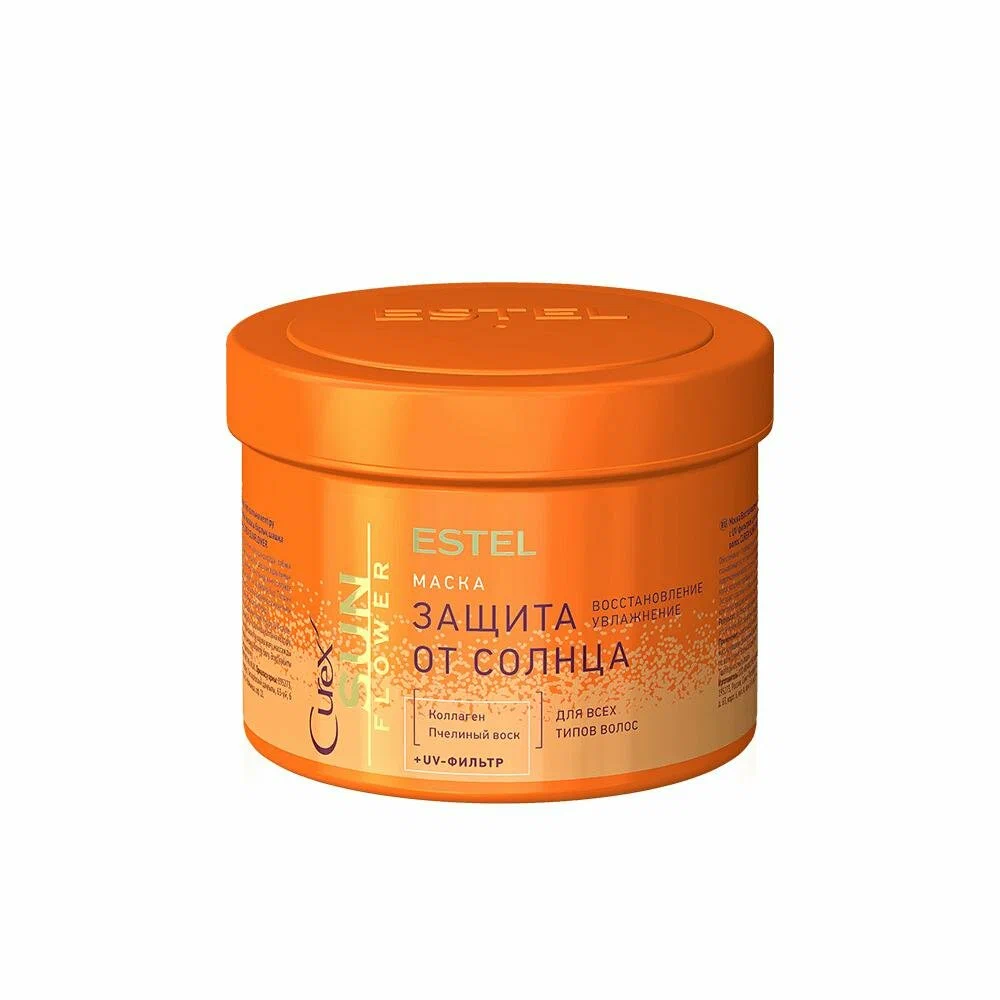 Маска-защита от солнца для всех типов волос CUREX SUNFLOWER с UV-фильтром, 500 мл