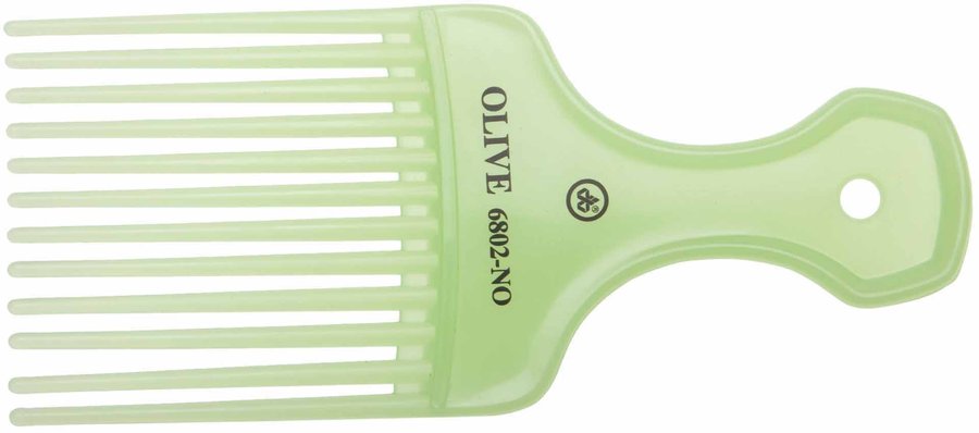 Гребень DEWAL OLIVE моделирующий, антистатик, зеленый 6,7 х 15,8 см