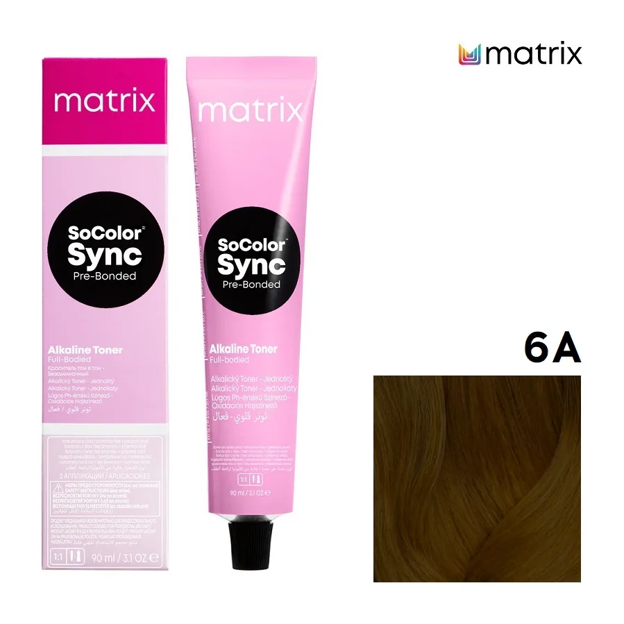 MATRIX COLOR SYNC 6 А темный блондин пепельный 90 мл
