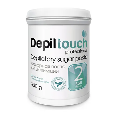 Сахарная паста для депиляции МЯГКАЯ "Depiltouch professional" 330г