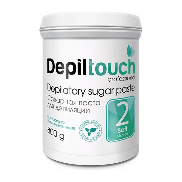 Сахарная паста для депиляции МЯГКАЯ "Depiltouch professional" 800г