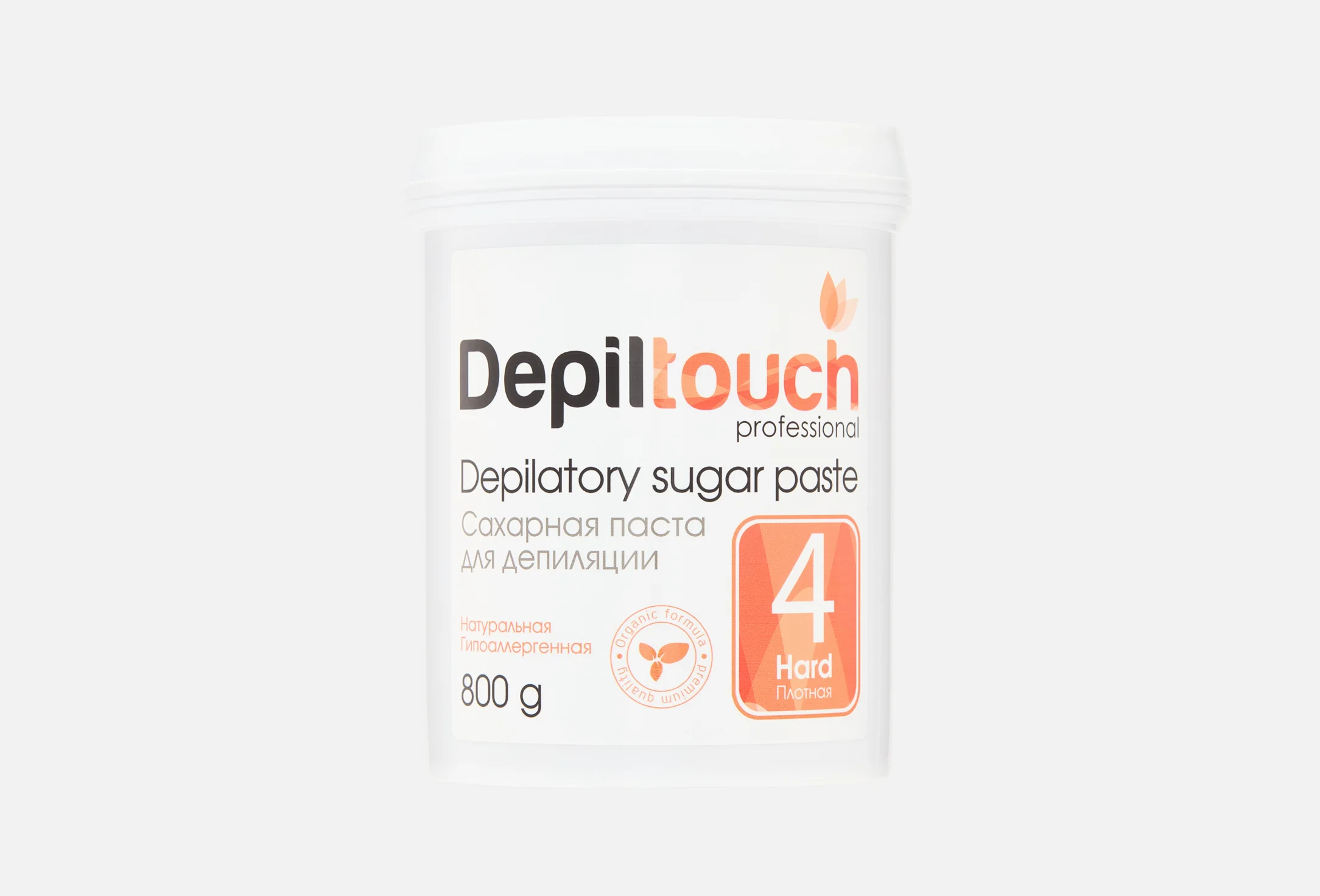 Сахарная паста для депиляции ПЛОТНАЯ "Depiltouch professional" 800г