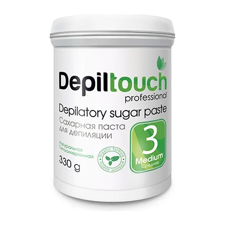 Сахарная паста для депиляции СРЕДНЯЯ "Depiltouch professional" 330г