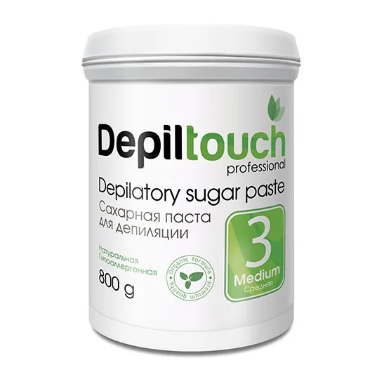 Сахарная паста для депиляции СРЕДНЯЯ "Depiltouch professional" 800г