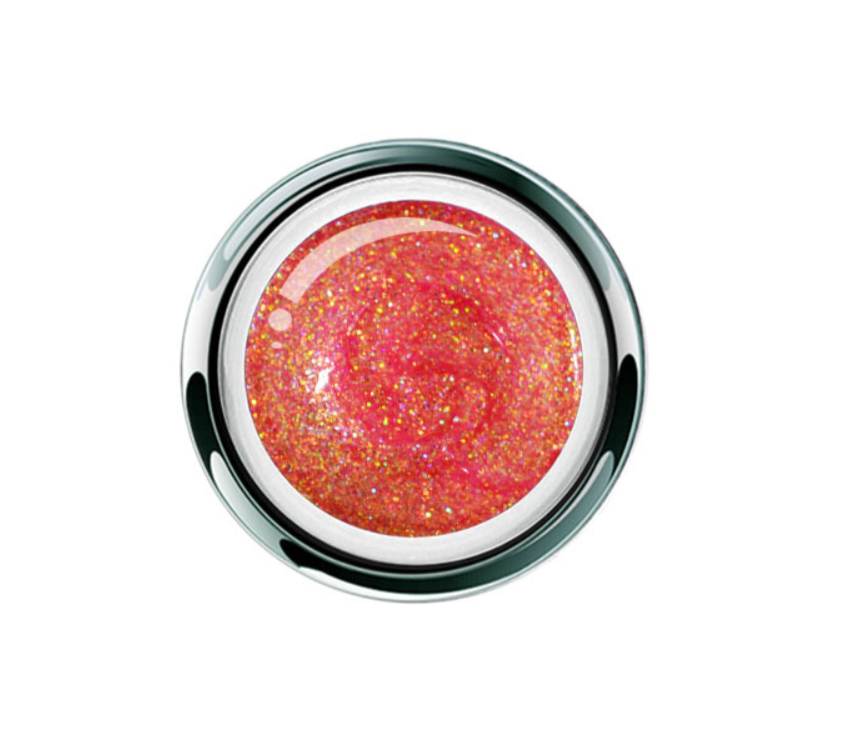 GP507 - Гель - UV/LED GEL PLAY - GLITTER SHIFTERS CORAL REEF 4g/.14oz