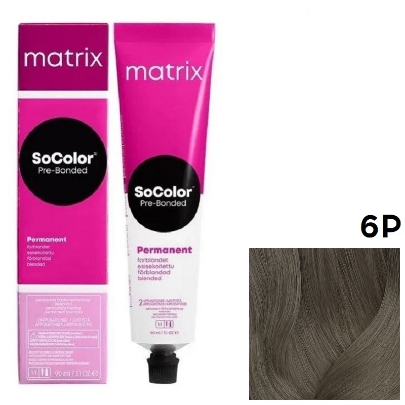 MATRIX SOCOLOR beauty 6 P Темный блондин жемчужный 90 мл