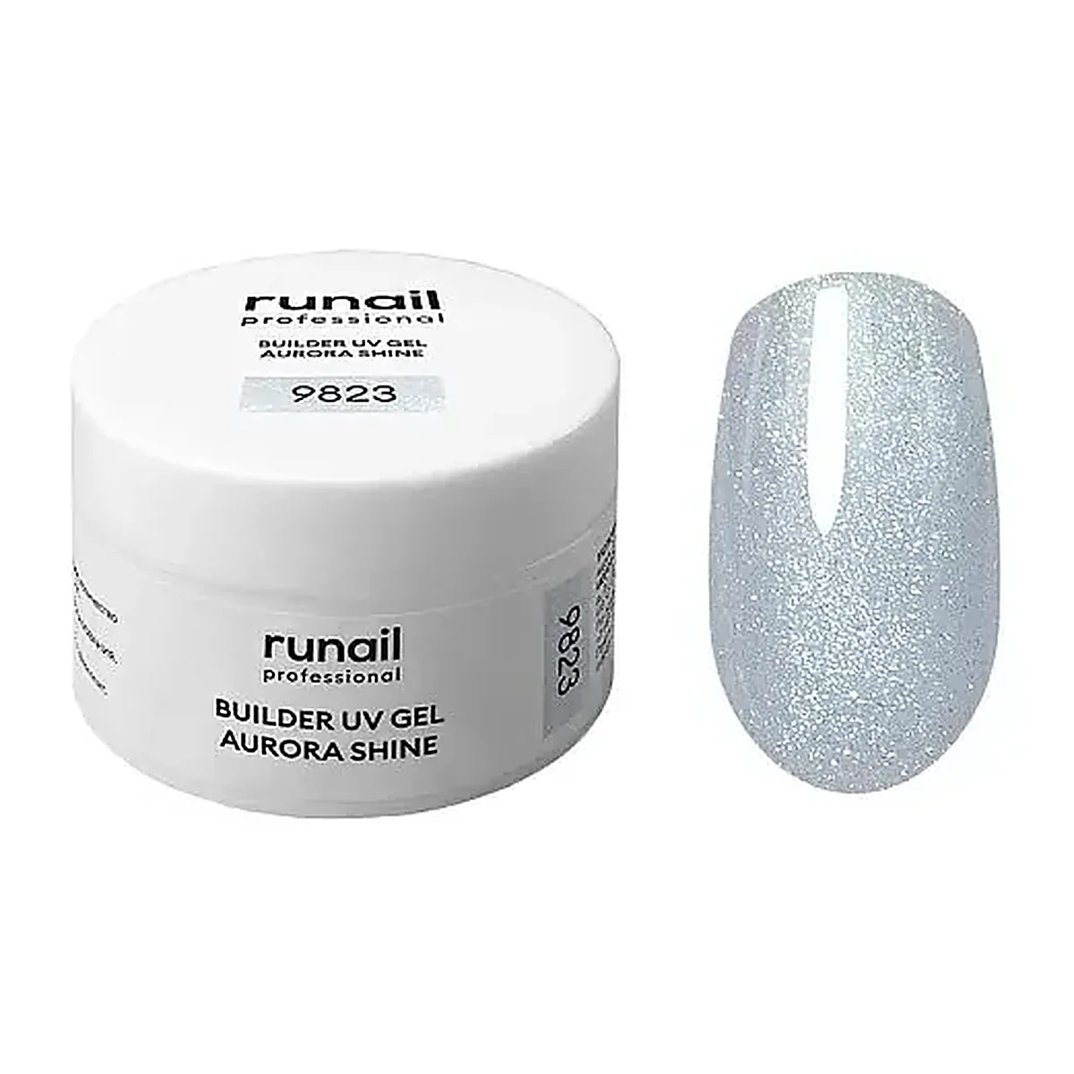 Моделирующий УФ-гель c шиммером BUILDER UV GEL AURORA SHINE, 15г №9823