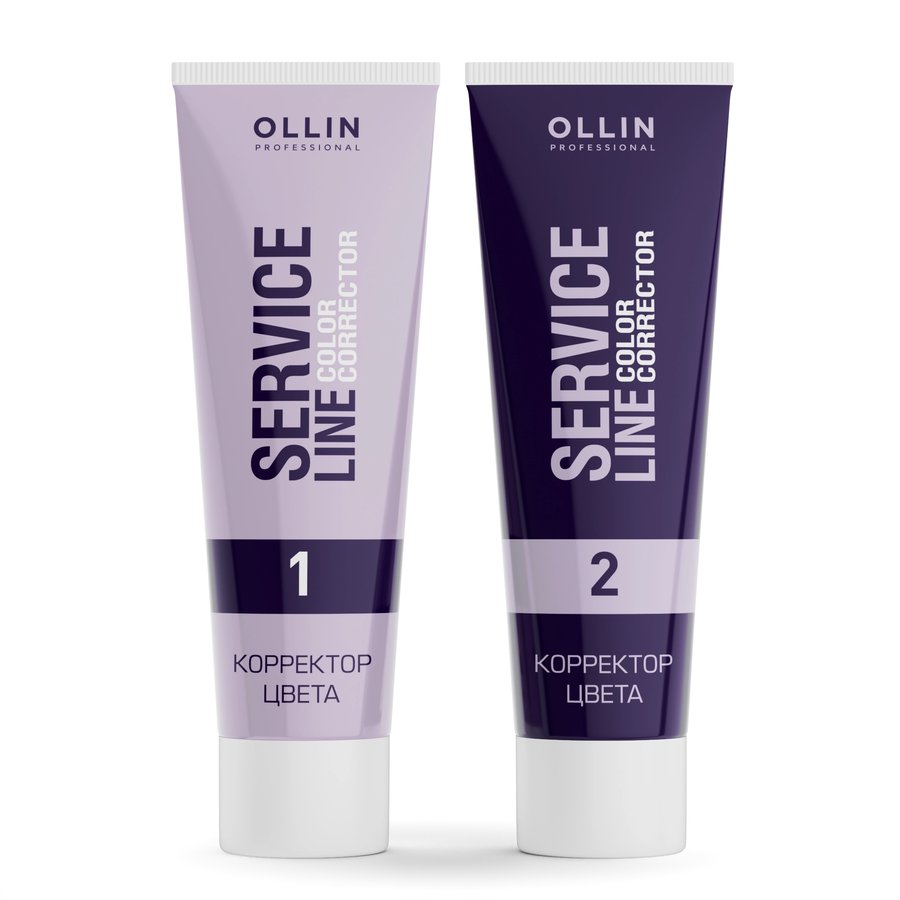 OLLIN SERVICE LINE Корректор цвета 2х100мл Средство для удаления краски с волос / Color corrector