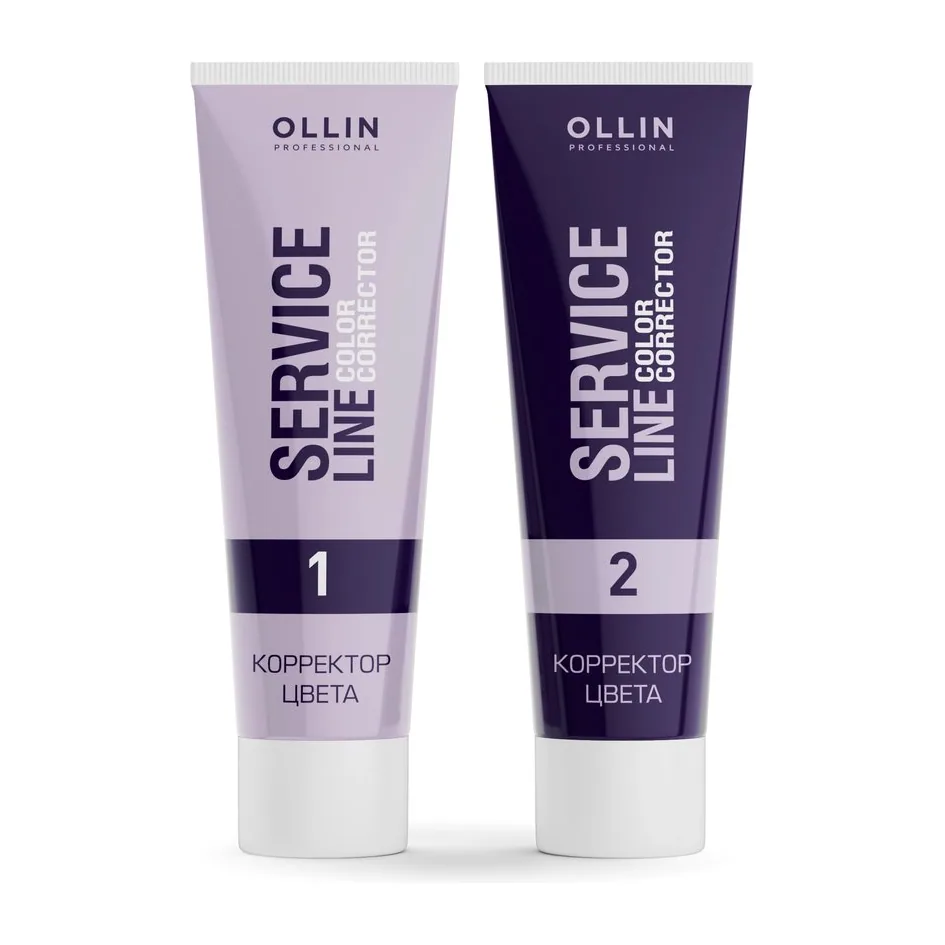 OLLIN SERVICE LINE Корректор цвета 2х100мл Средство для удаления краски с волос / Color corrector