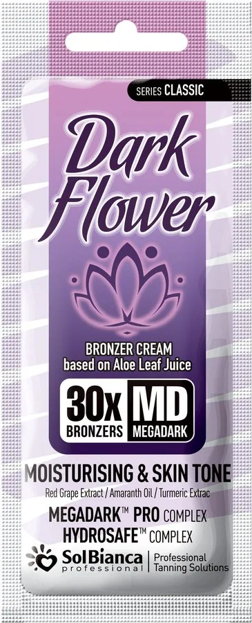 САШЕ Dark Flower Крем для загара с экстракт винограда, алоэ 30*bronzer(стар.10*Bronzer) 15 мл