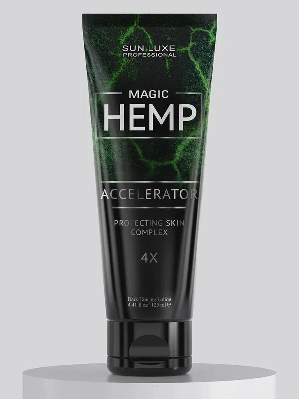 ТУБА Крем для загара в солярии "Magic Hemp 4х" SUN LUXE 125мл 