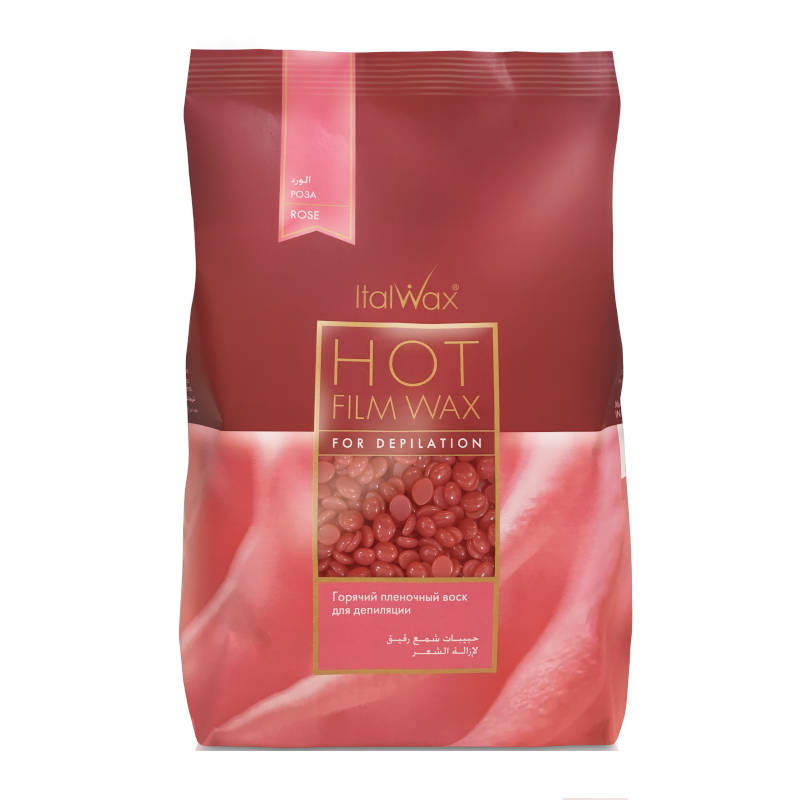 Воск горячий (пленочный)  ITALWAX Роза гранулы 500гр.