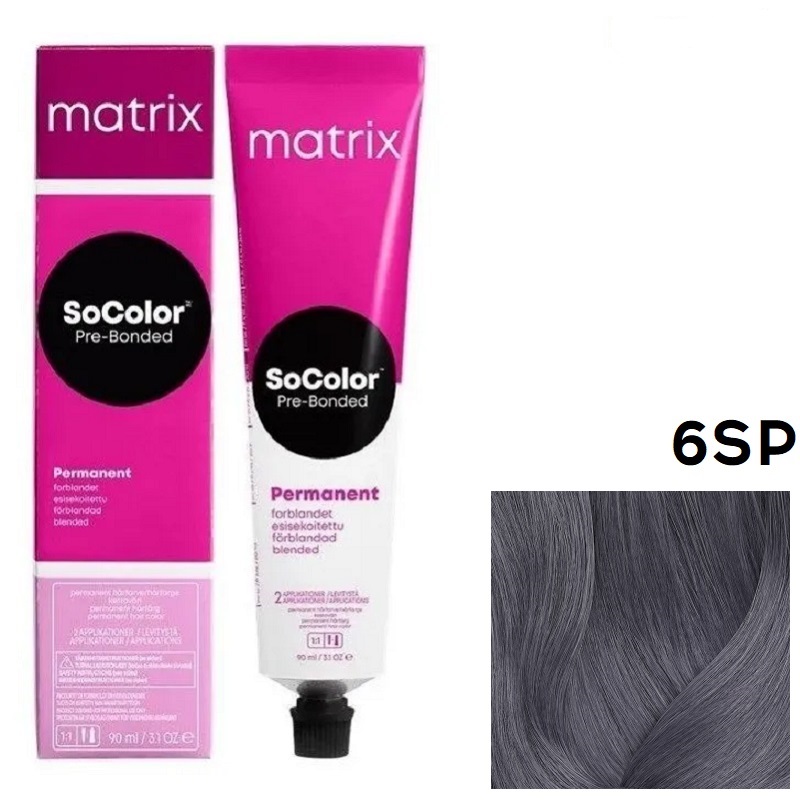 MATRIX SOCOLOR beauty 6 SP темный блондин серебристый жемчужный 90 мл